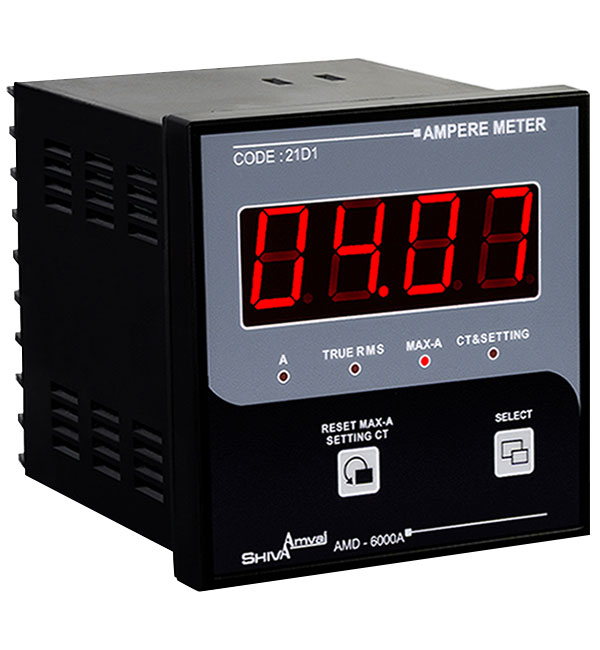 آمپر متر تکی ۹۶ شیوا امواج مدل AMD-6000A